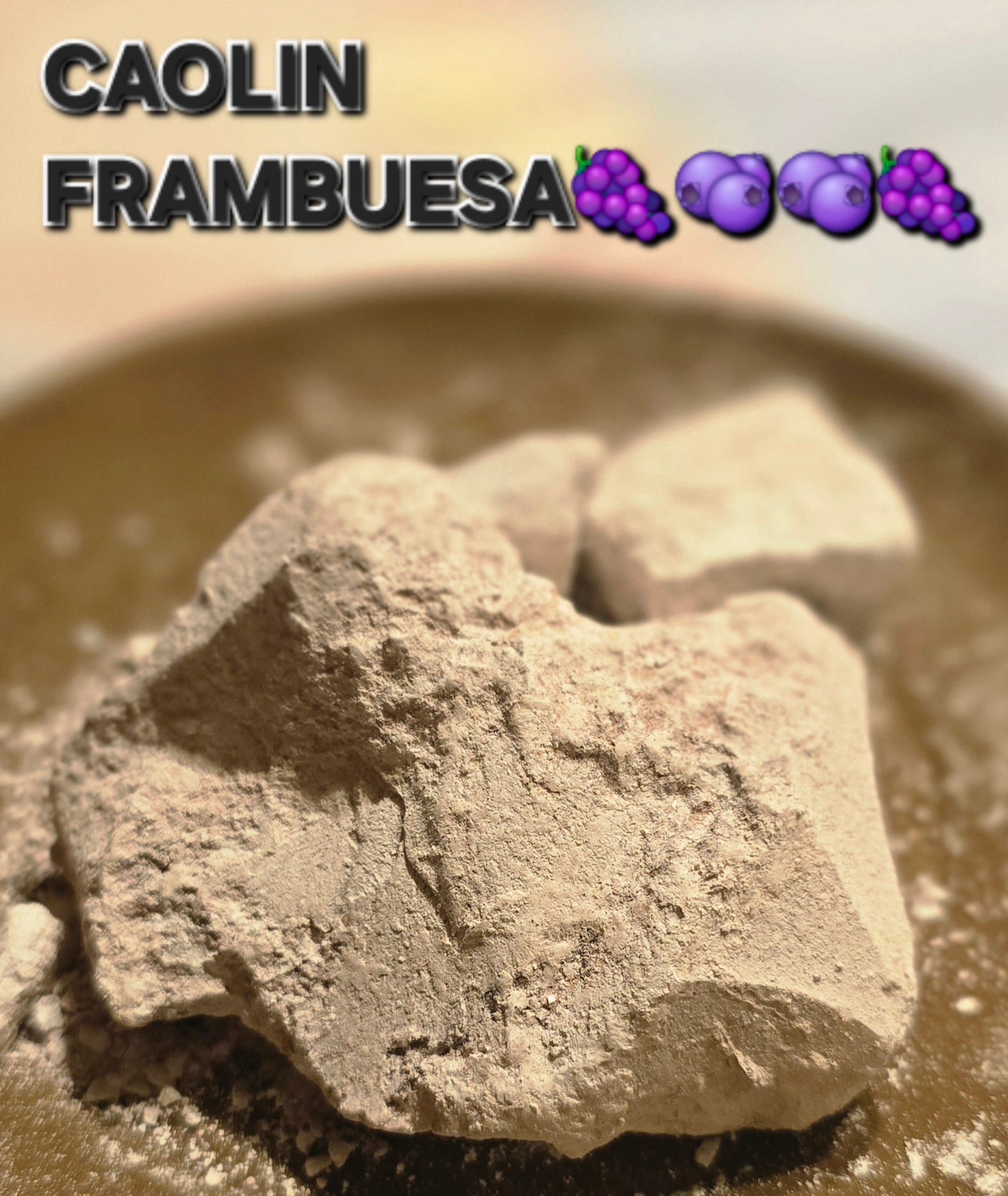 CAOLIN FRAMBUESA.              (100 GRAMOS)